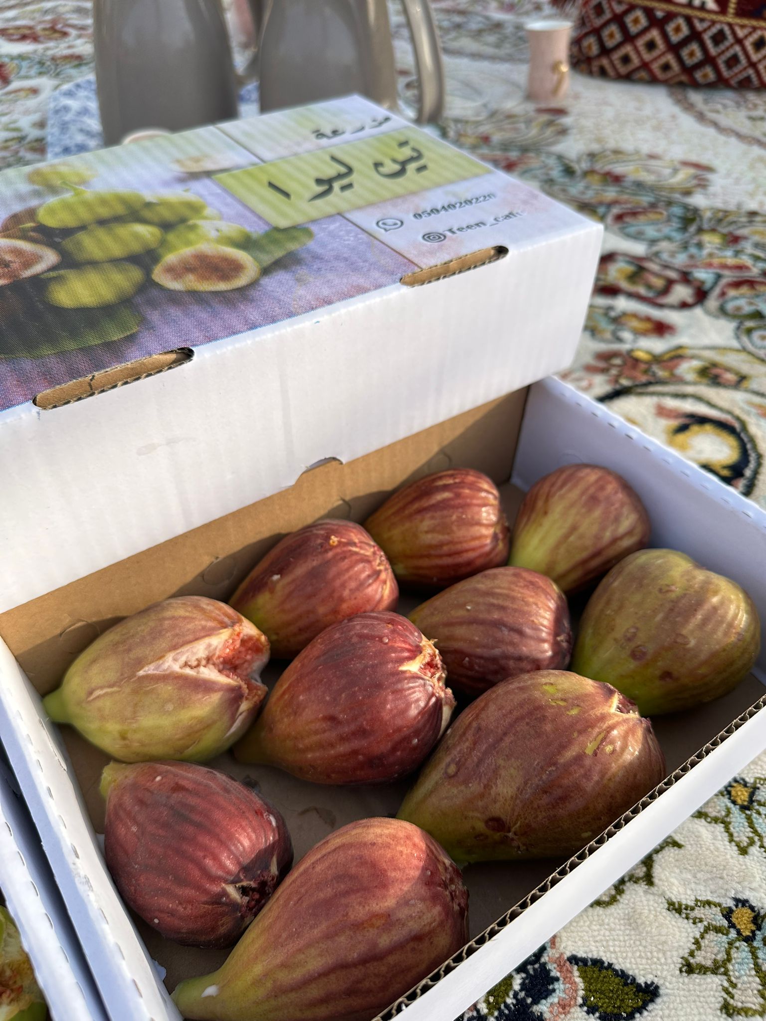 كيلو تين أحمر طبيعي 100% طازج ولذيذ. القص والتوصيل في نفس اليوم!